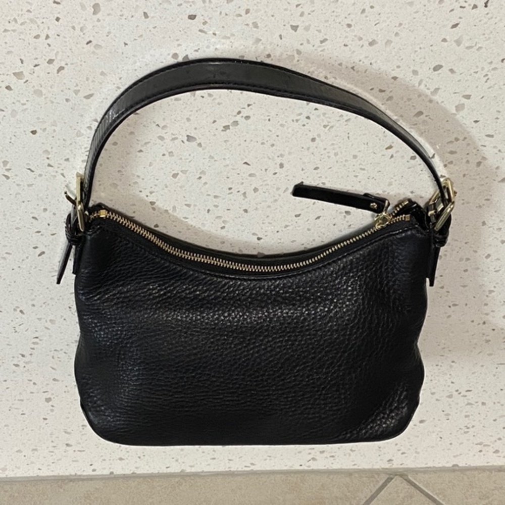 Kate Spade Black Pebble Leather Handbag